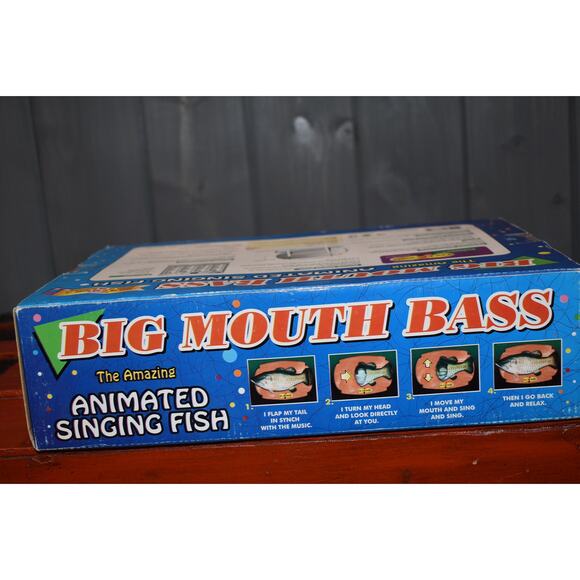 BIG Mouth Bass Signing Fishing Take Me to the River Angles of Morning 2000 NEW - Picture 6 of 12